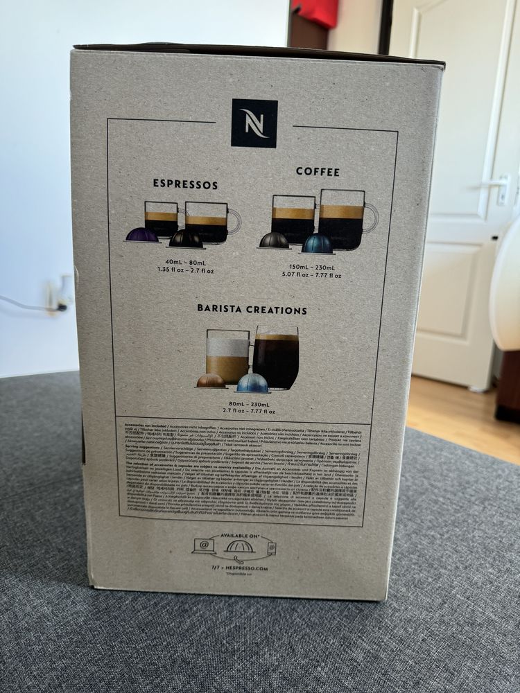 Nespresso Vertuo Plus D Black + capsule cafea