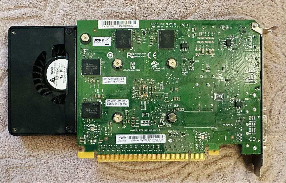 Видео карта Nvidia Quadro K2000 2GB DDR5, 128 bit