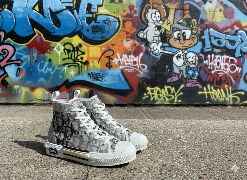 Adidasi DIOR B 23 High - Tenesi Unisex Full Box