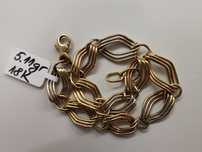 Brățară damă Aur roze și galben 18k Gr 5,11 cod unic 553