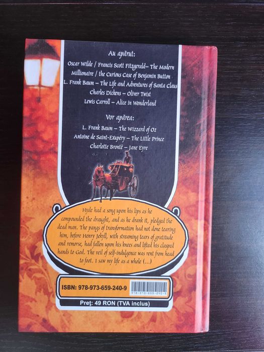 Carte bilingva romana/engleza Jekyll and Hyde