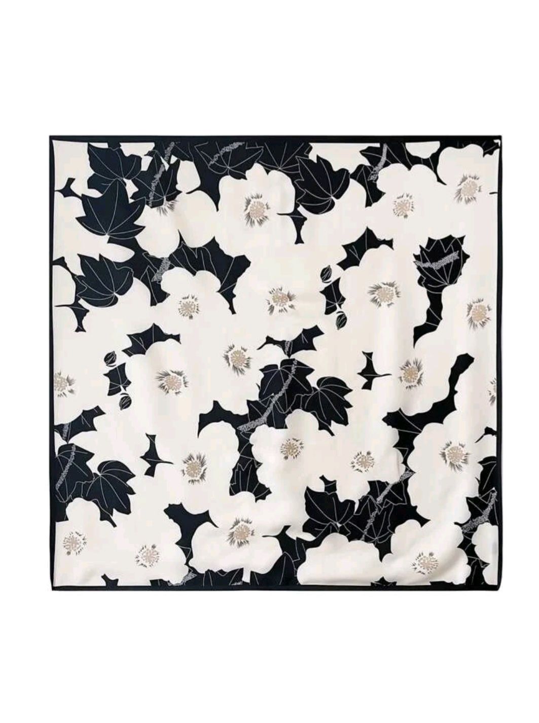 Esarfa imprimeu floral 90cmx90cm