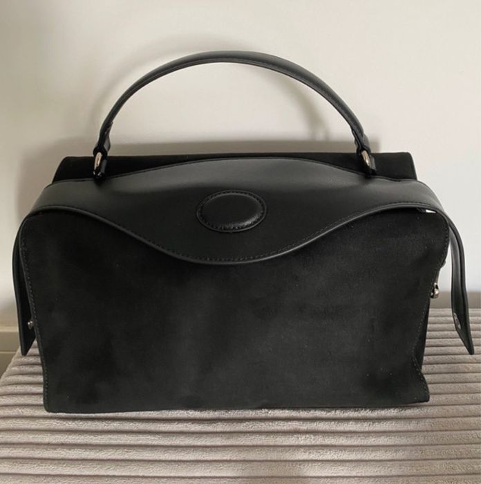 Geanta neagra piele