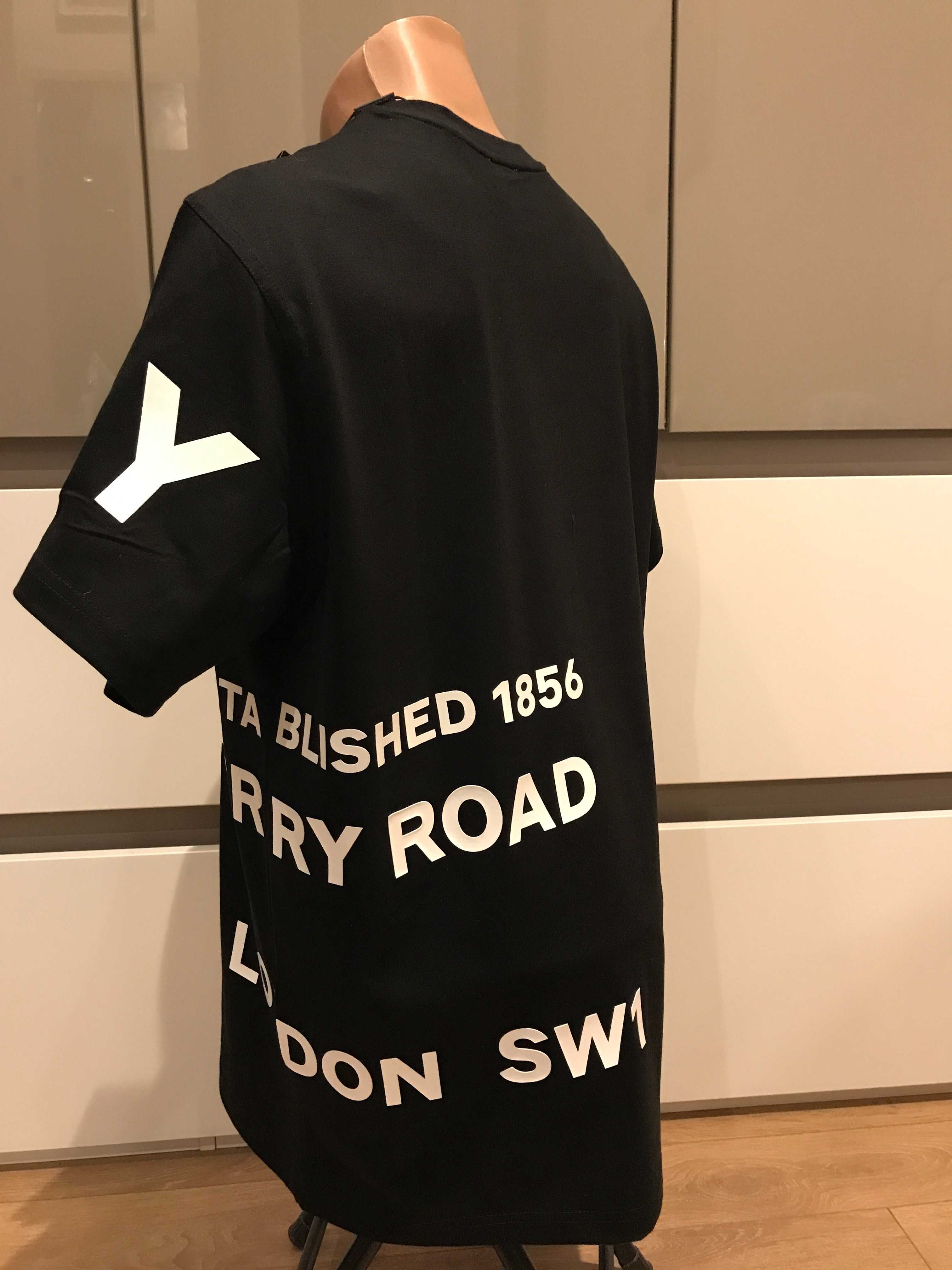 BURBERRY, ОРИГИНАЛНА Horseferry OVERSIZED тениска, размер: L