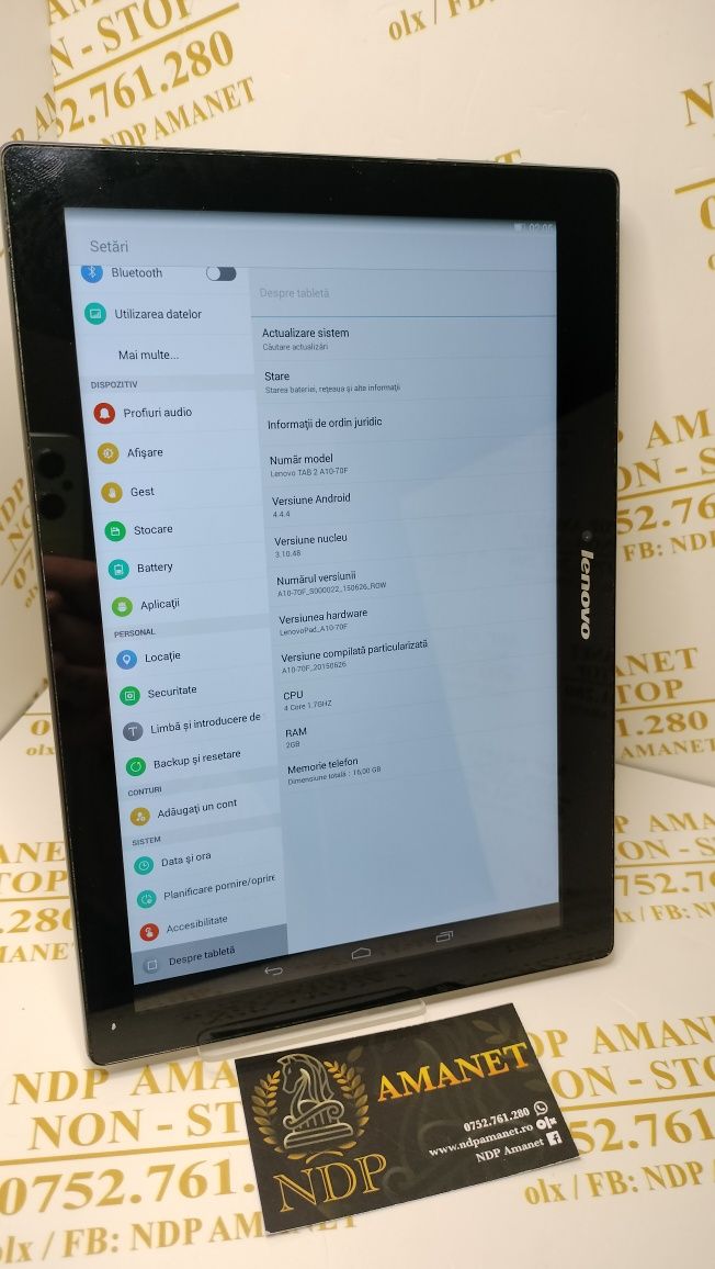 NDP Amanet Brăila Lenovo Tab 2 (32560)
