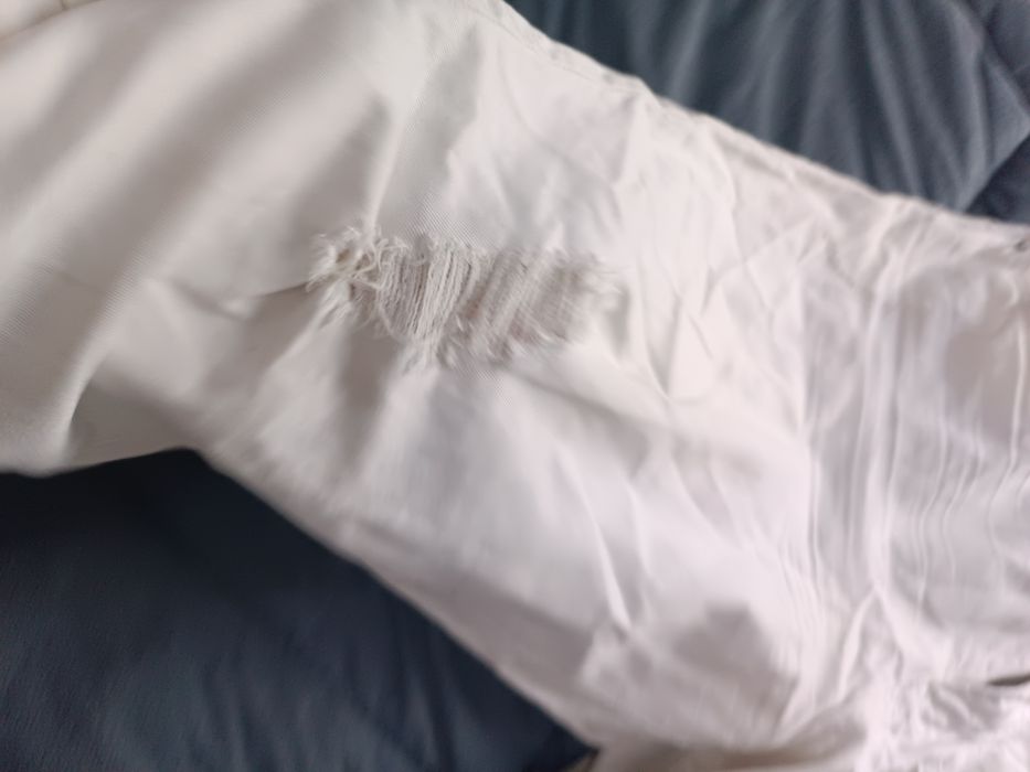 Брючки Белые джинса