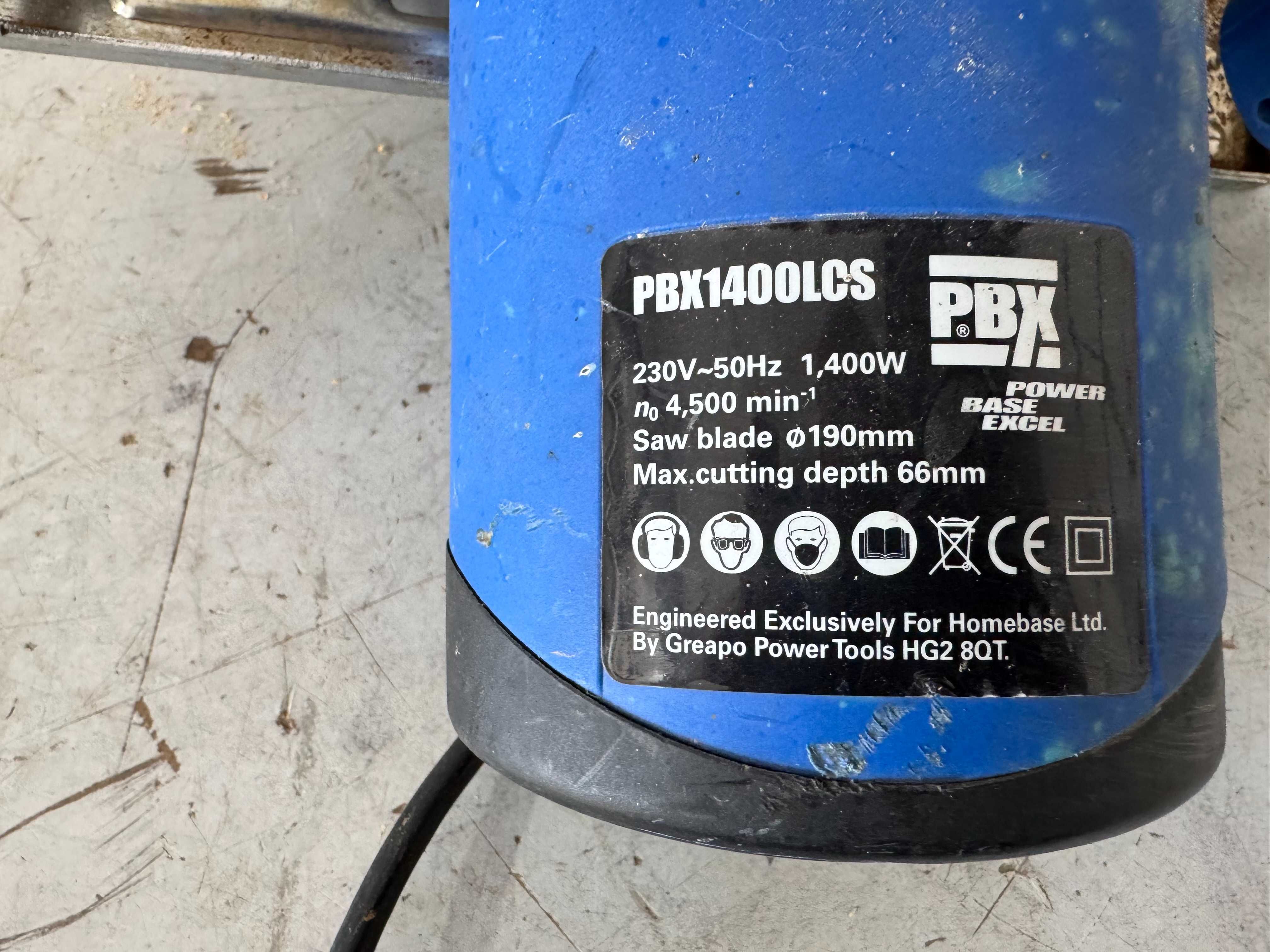 Ръчен циркуляр - PBX 1400 W