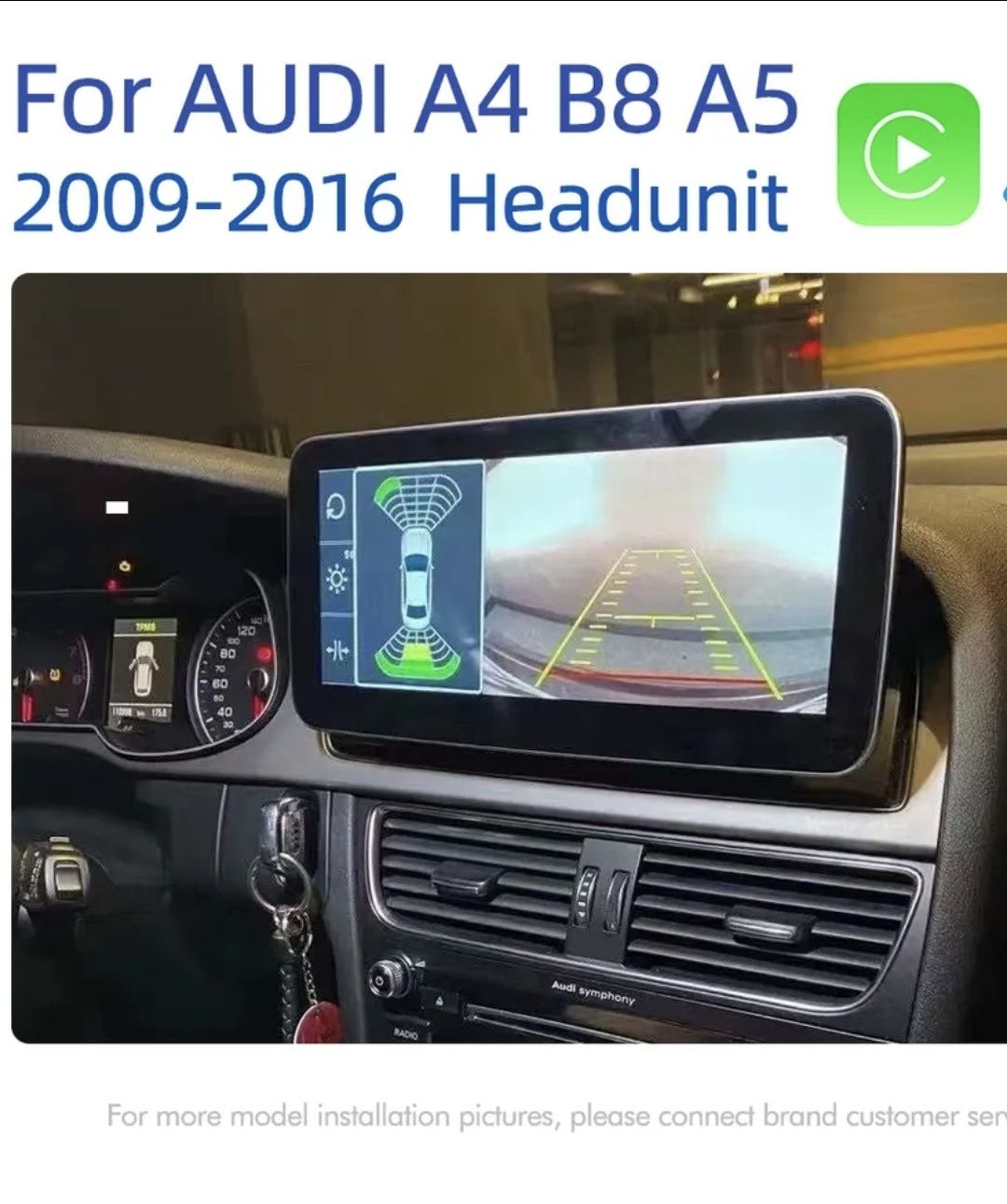 Navigație Audi A4 Android car play Navi 10,25