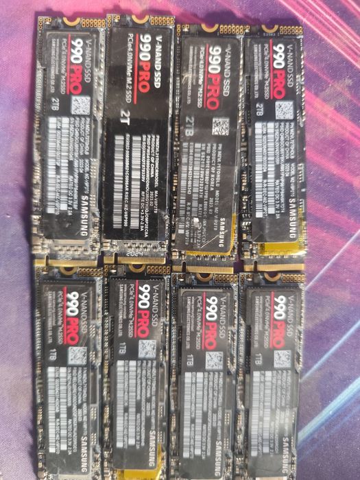 Ssd 2tb și 1tb 8 bucati