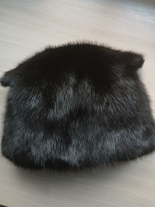 Норковая шапка с ушками