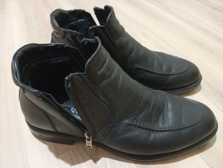 Продам натуральную кожаную зимнюю обувь GIAMPIERONICOLA