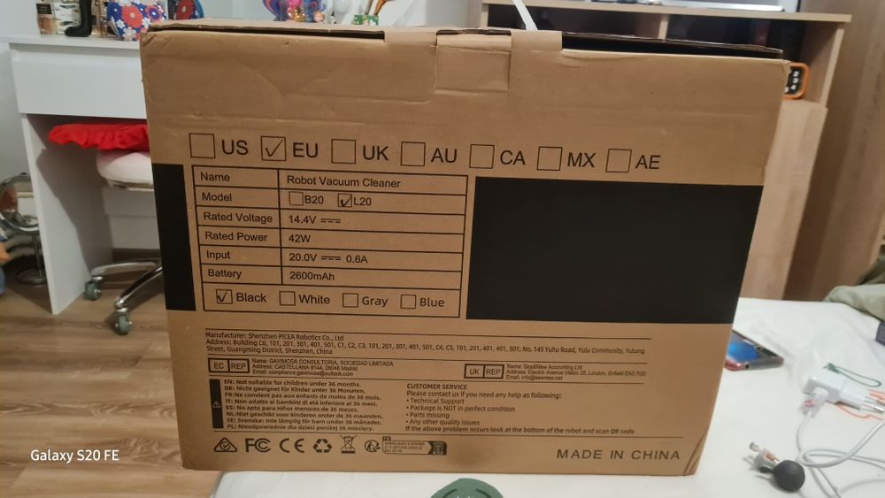 Vând robot inteligent de curățenie și funcție de mop