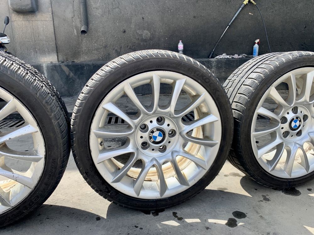 Оригинални Borbet 18ки със зимни гуми спортпакет за BMW 3та серия