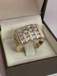 Inel ghiul aur cu diamante 2.00ct