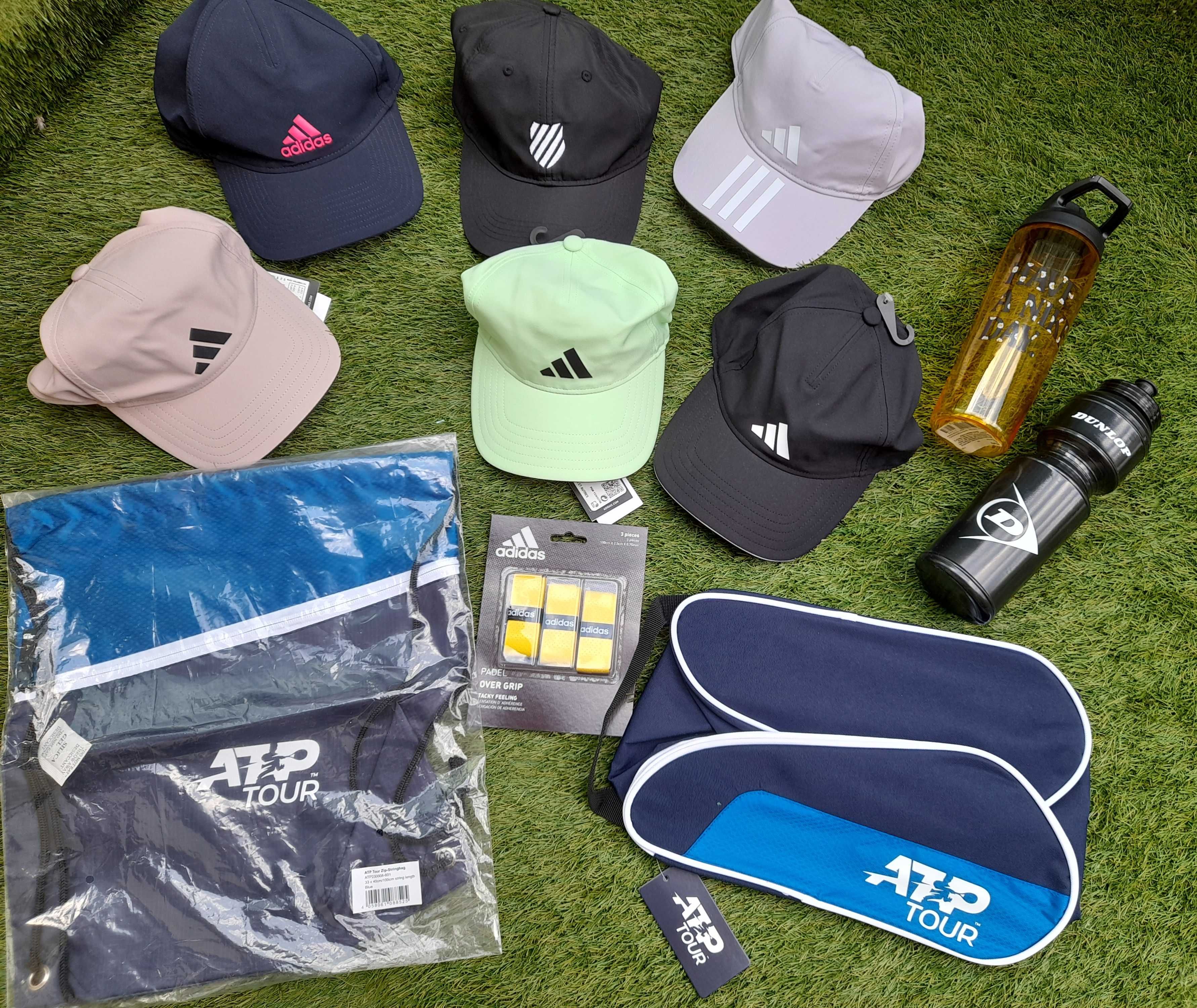 Екипировка Adidas, Lacoste, Nike, Head, Yonex и Roland Garros