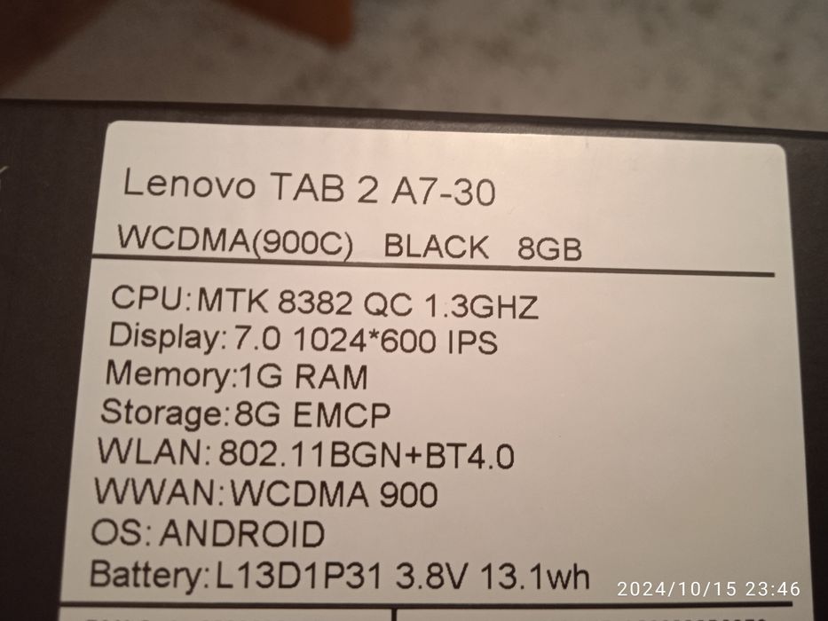 Продам планшет lenovo