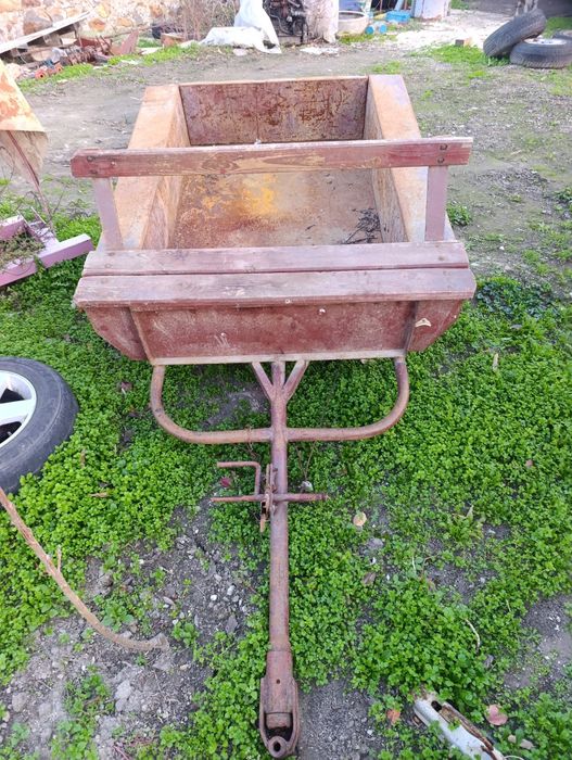 Оригинално ремарке за мото блок акме с спирачки и ръчна