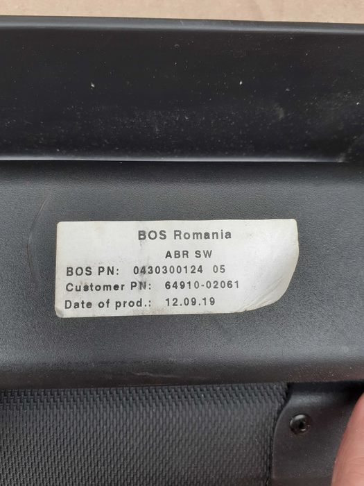 Rulou portbagaj TOYOTA Corolla Kombi, an 2018 - 2024, SUZUKI Swance