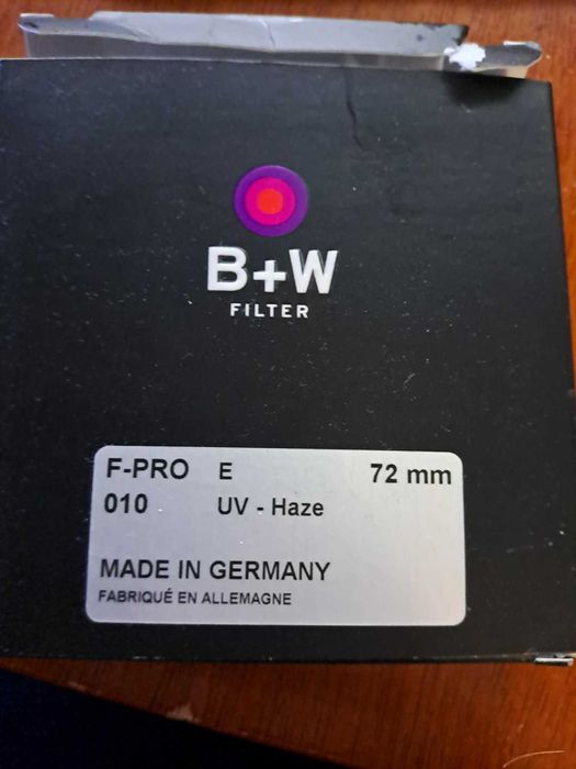 Филтър B+W F-PRO E 010 UV-Haze 72 мм