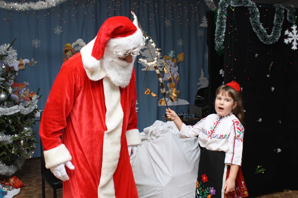 Дядо Коледа у дома