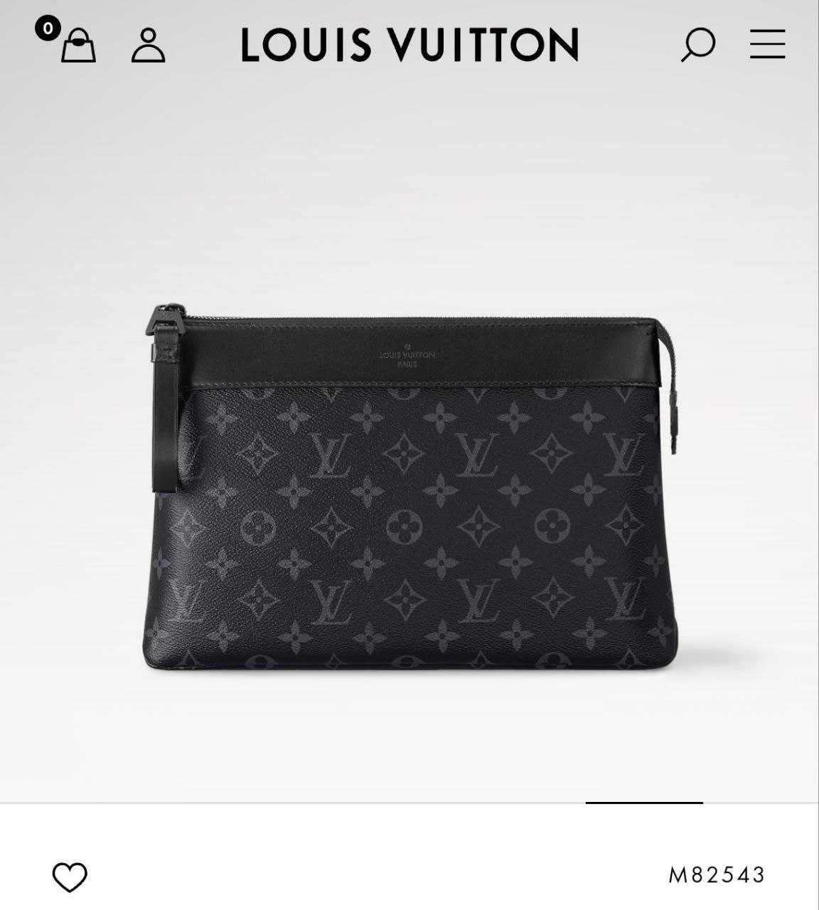 Клъч Чанта LV Louis Vuitton с NFC чип