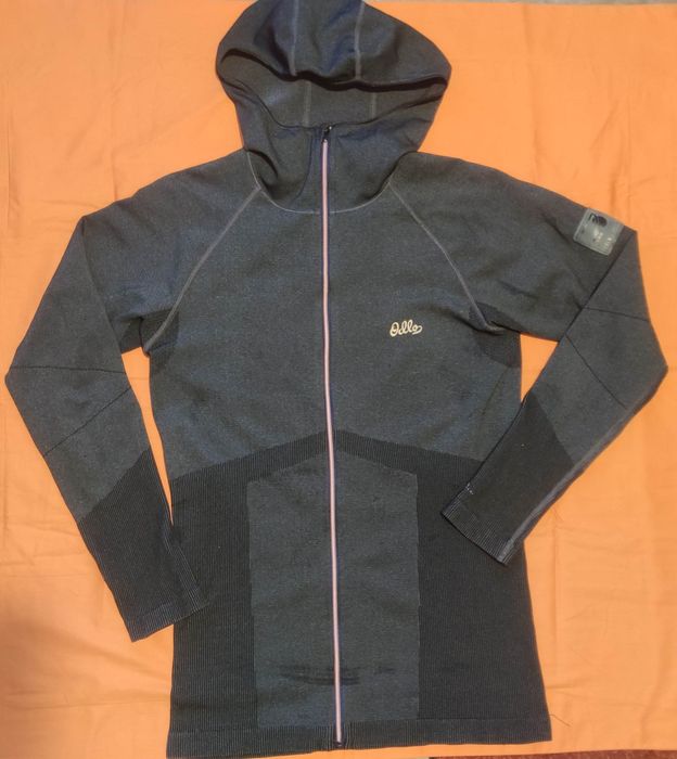 Bluza termica hoodie cu fermoar Odlo stare fb mar. M L