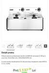Friteuza electrica profesionala 2x6 litri Hendi