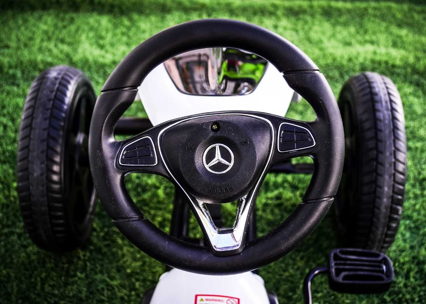 GO Kart cu pedale, roti cauciuc solid, scaun reglabil, centura  NOU