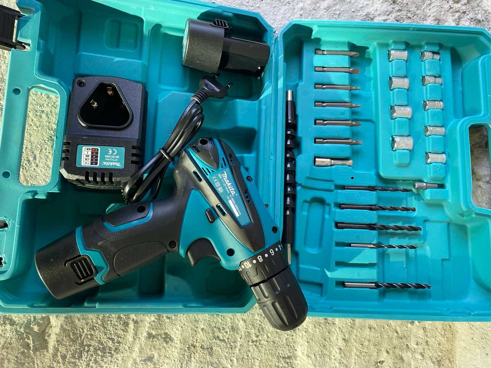 Акумулаторен Винтоверт Makita 12V+батерии и накрайници Макита ГАРАНЦИЯ