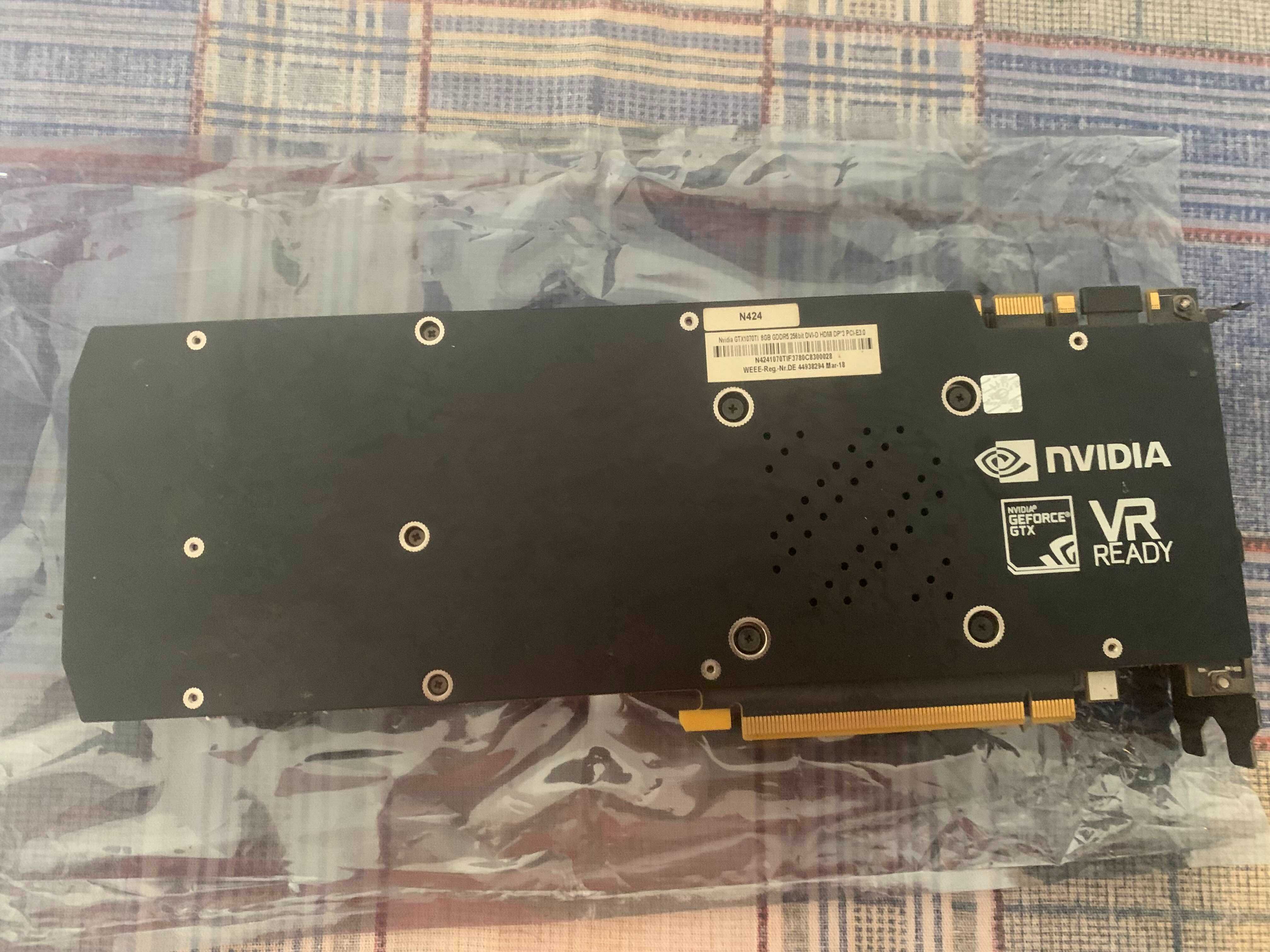 Placă video NVIDIA GeForce GTX 1070 Ti 8GB GDDR5