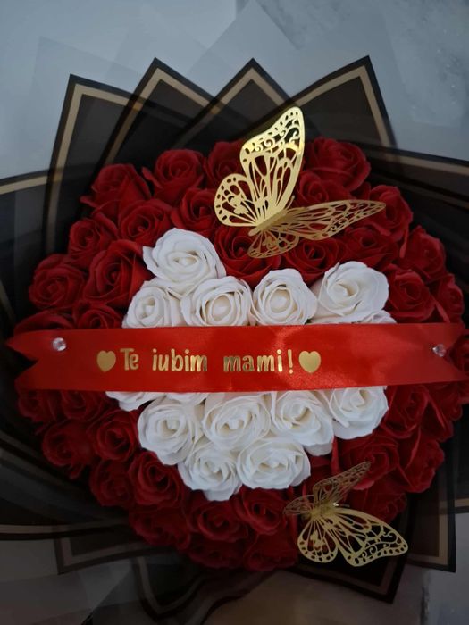 Buchet trandafiri sapun parfumati