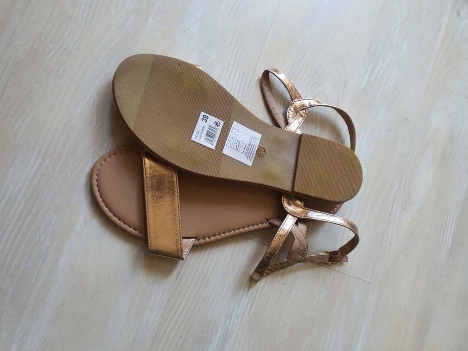 Sandale damă, piele ecologică