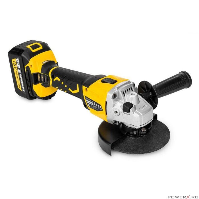 Flex, polizor unghiular cu 2 acumulatori, 18V motor Brushless,
