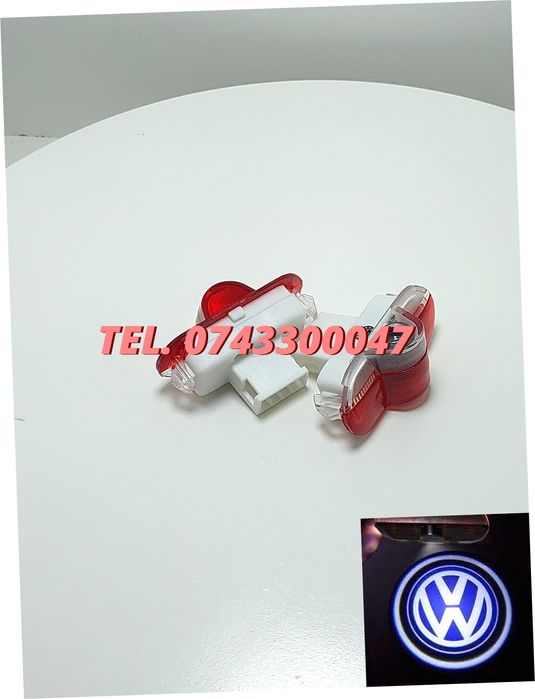 Set 2 Proiectoare Holograme Led Logo Vw 7w