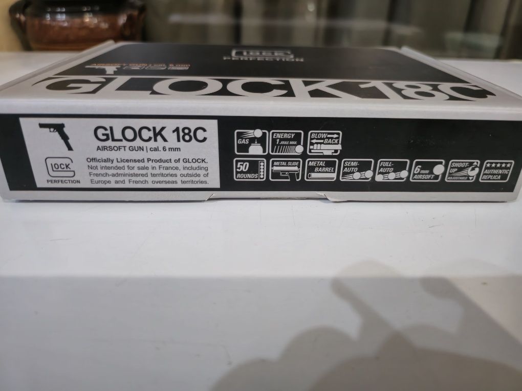 Еърсофт пистолет GLOCK 18C