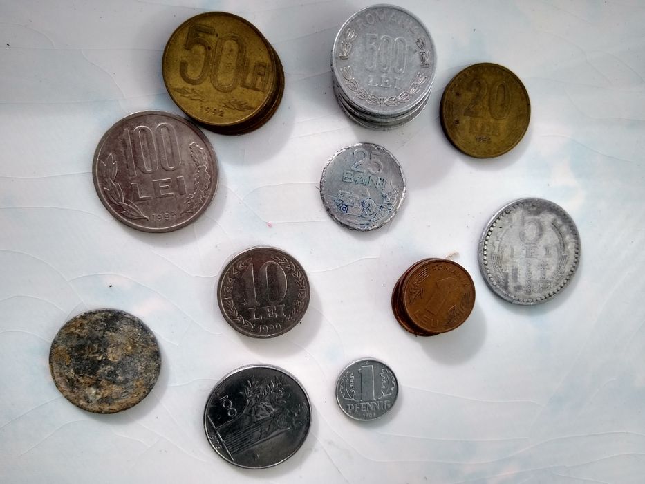 Bancnote 10000,1000,500,25,monede