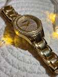 Ceas dama GUESS auriu cu cristale