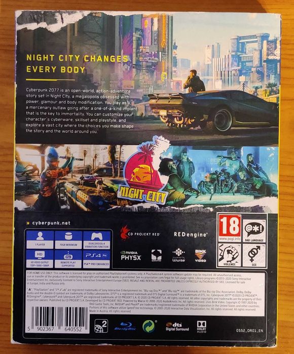 Joc Cyberpunk 2077 PlayStation 4 (PS4)