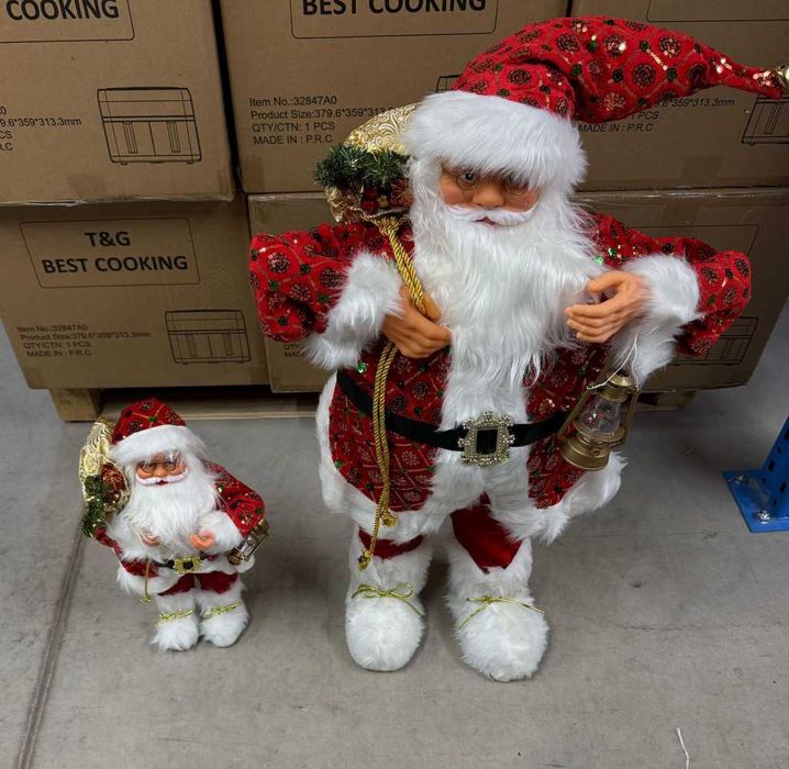 Веселия Дядо Коледа в три размера 50/70/90см поръчай сега цени от29,99