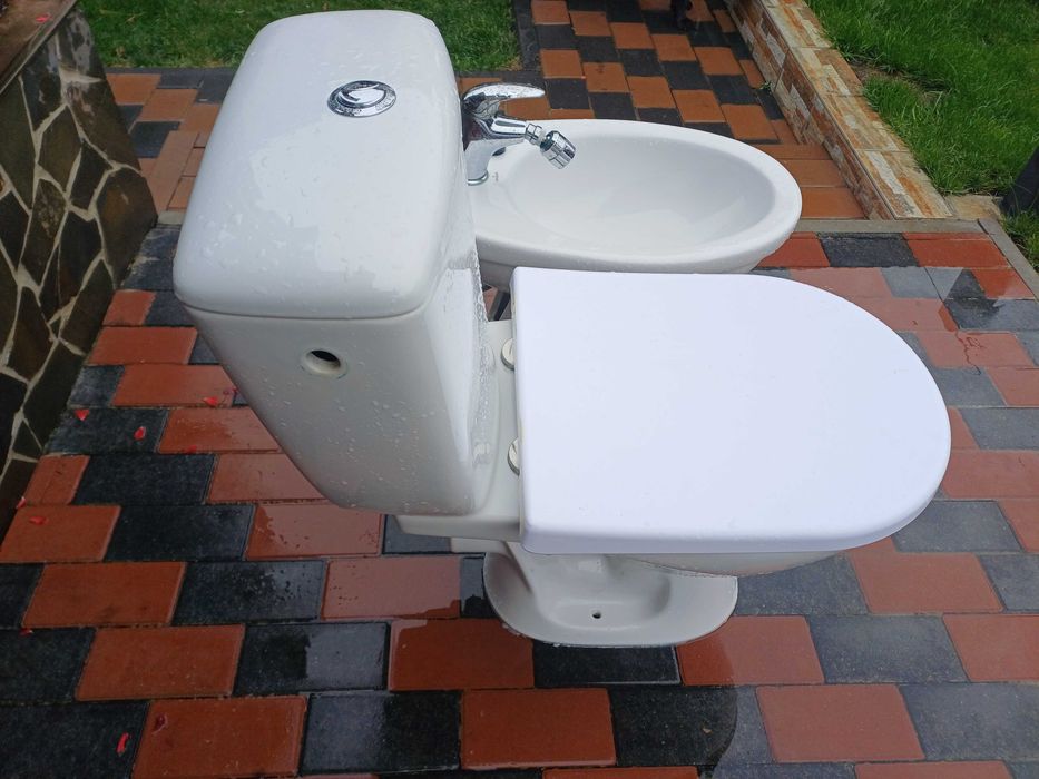 Vas toaleta, bideu, lavoar, baterie bideu, baterie lavoar, masca.