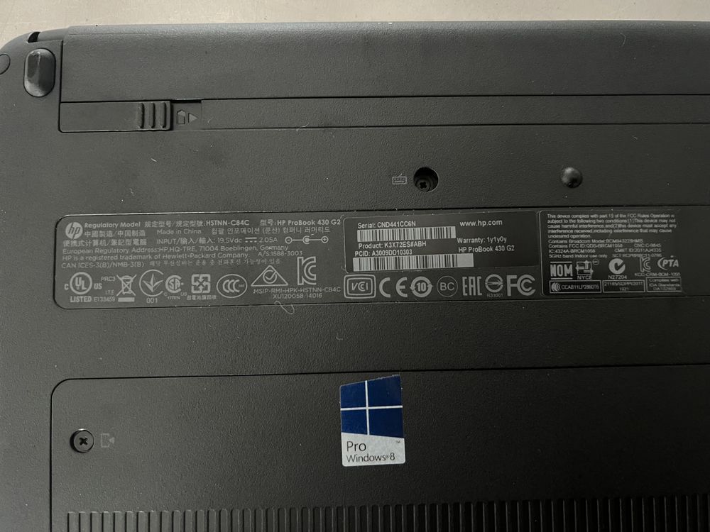 HP ProBook 430 G2- i5-4210U- 13.3"-4 GB DDR3-500gb- win 7