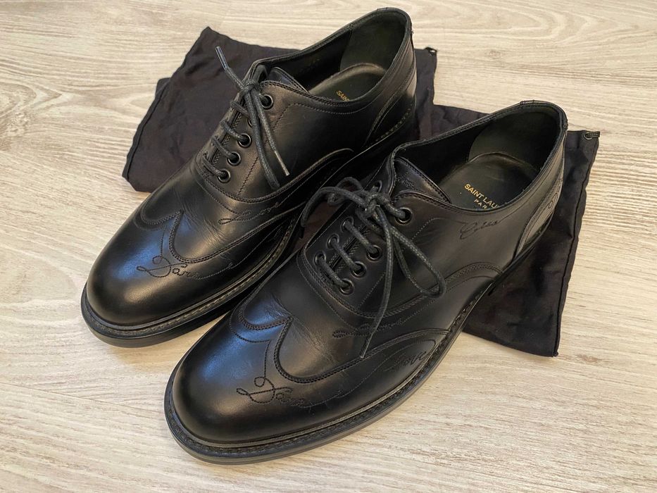 Saint Laurent pantofi barbatesti 43,5 originali, retail 695 euro