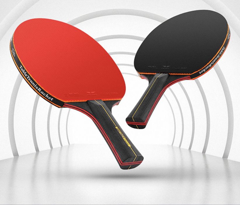 Ракетка для настольного тенниса 2штук и 3шарики.