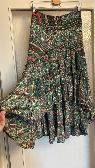 Асиметрична шарена пола р-р S/M