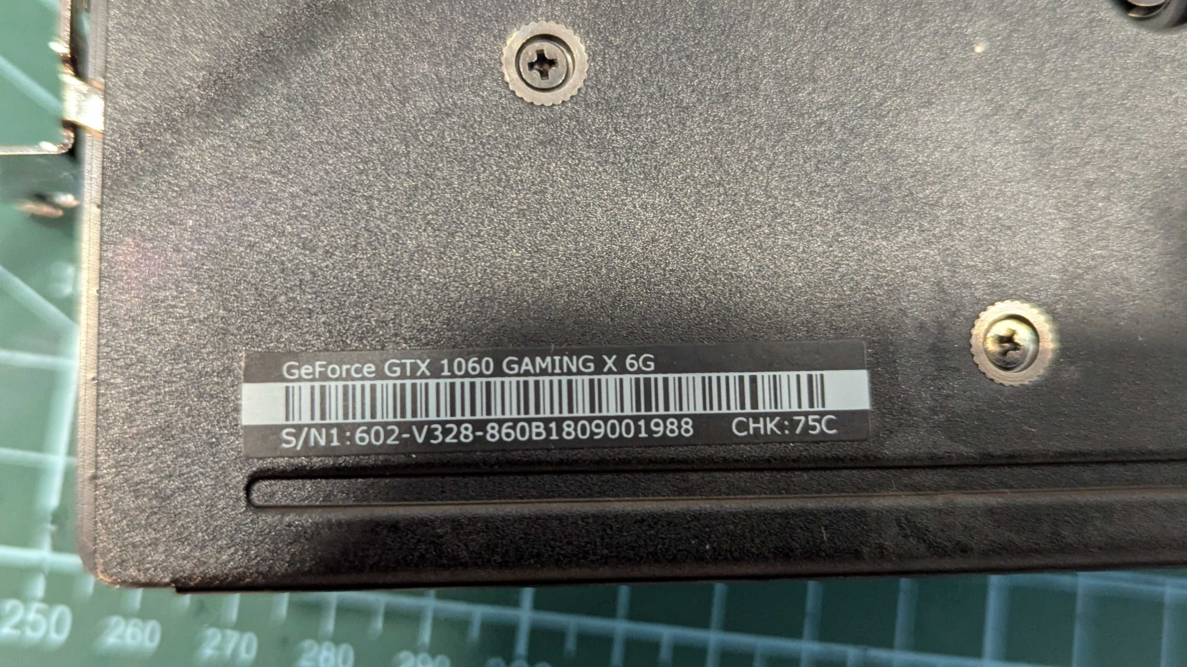 Видеокарта MSI GTX 1060 GAMING 6GB