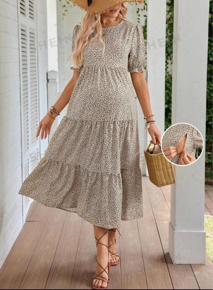 Rochie midi pentru alăptare