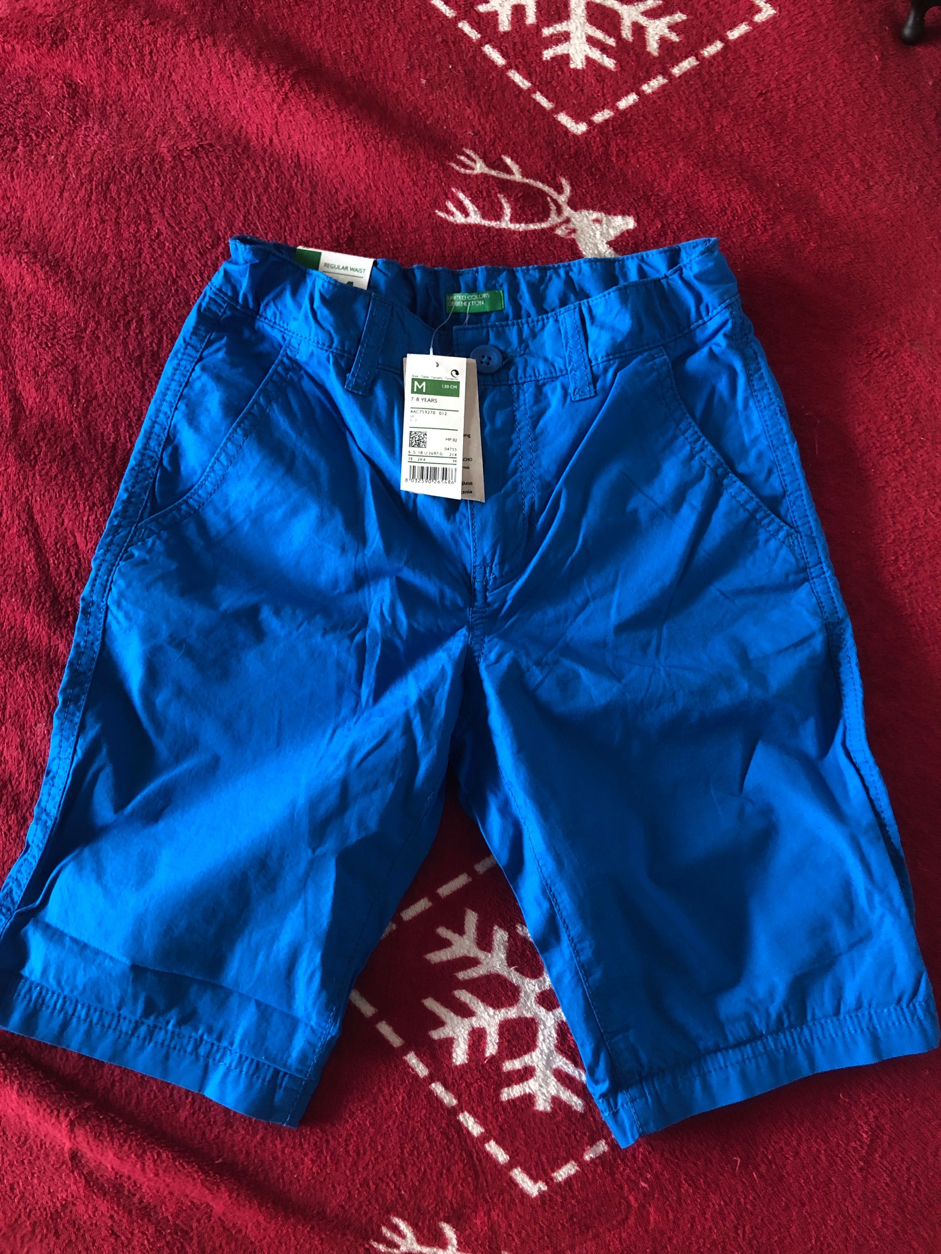 Нови детски къси панталони, шорти Benetton