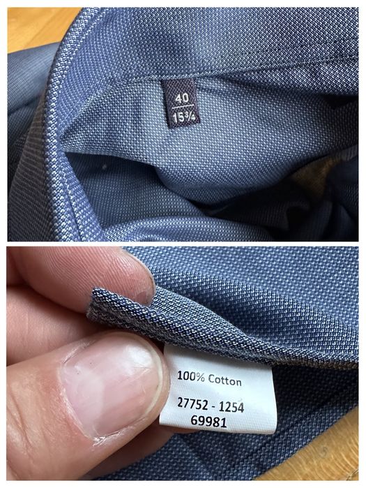 Cămașă Benvenuto Purple Premium Slim Fit Bumbac Bărbați - M (40)