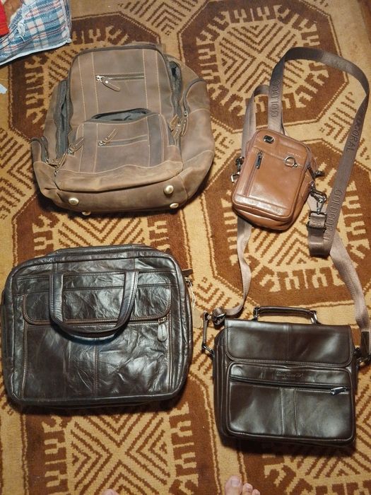 Geanta piele naturală pentru bărbați