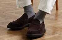 Pantofi loafer de lux 42 42.5 lucrati manual Triker's piele naturala